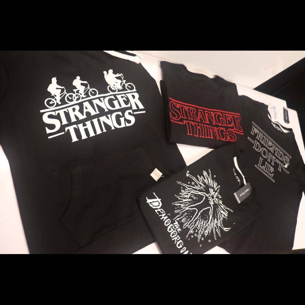 Stranger Things Hoodie Sweatshirt Kids & Adults